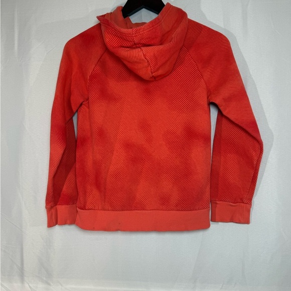 Under Armour Youth Medium Red Hoodie Pullover Sweatshirt Logo Kangaroo Pocket - Picture 5 of 6